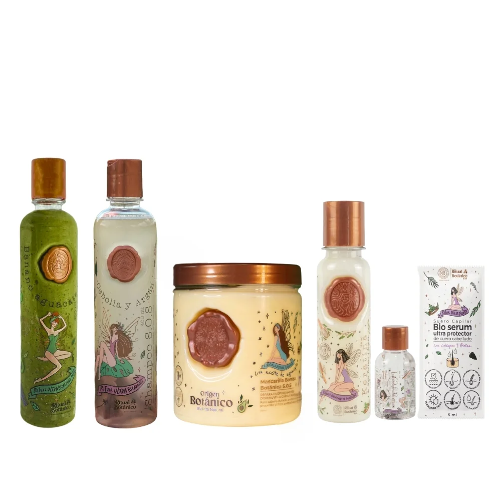kit uso diario + keratina ritual botánico (120 ml o 250 ml) kit uso diario + keratina ritual botánico (120 ml o 250 ml)